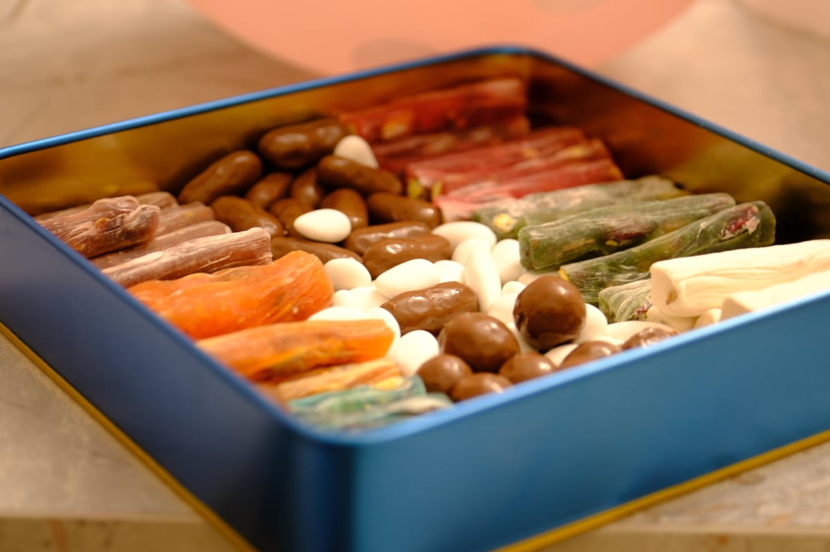 Asian candies and sweets variety